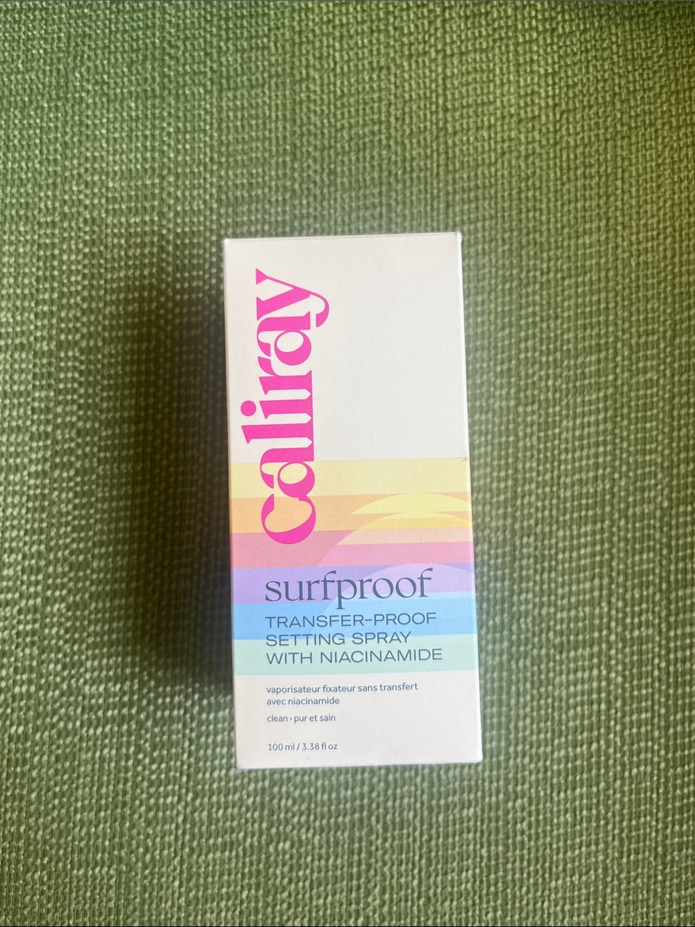 Caliray Surfproof Transfer-Proof Setting Spray — White